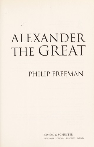 Cover of Alexander the Great by Philip Freeman