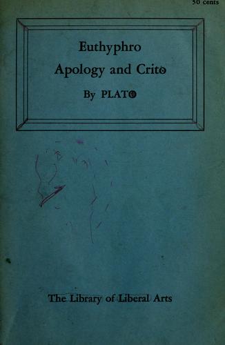 Cover of Euthyphro by Plato